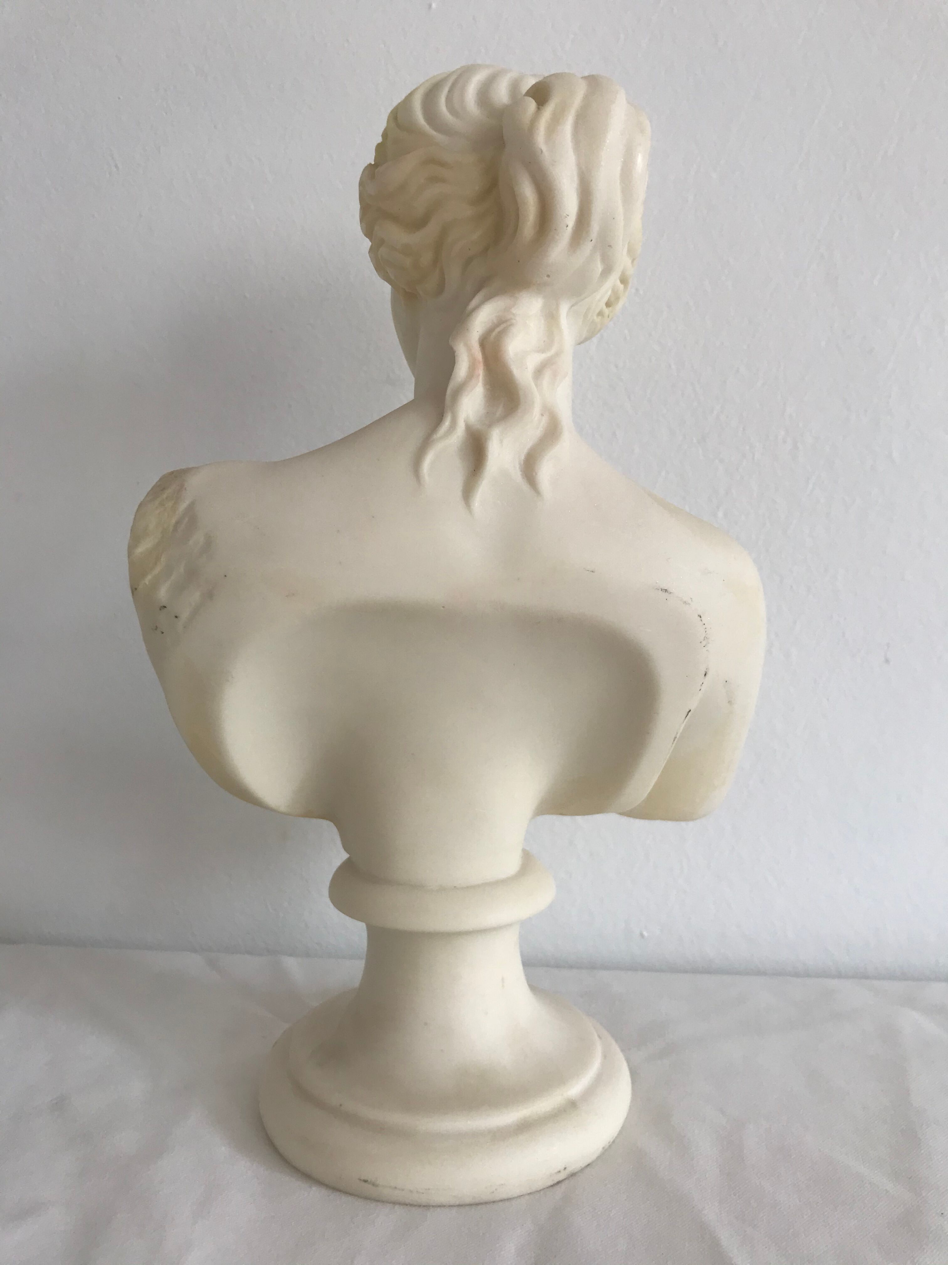 Greek bust in resin