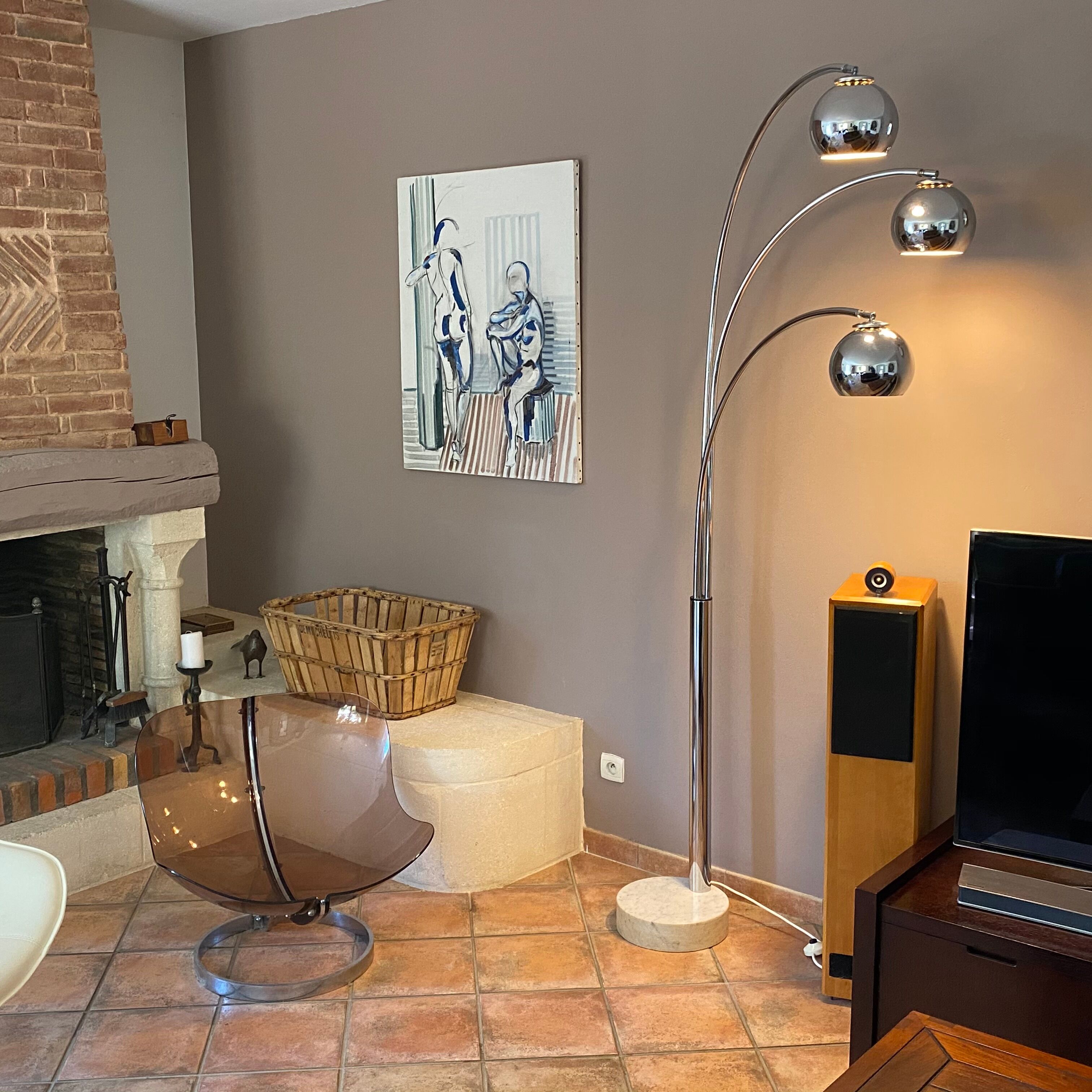 "muguet" lamppost by Goffredo Reggiani 1970