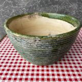 Old glazed pot cover