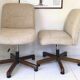 Deux fauteuils de bureau design 1960