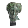 Bust of Aphrodite in plaster or bronze patinated resin