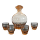 Vintage liqueur service