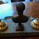 Marble and bronze inkwell