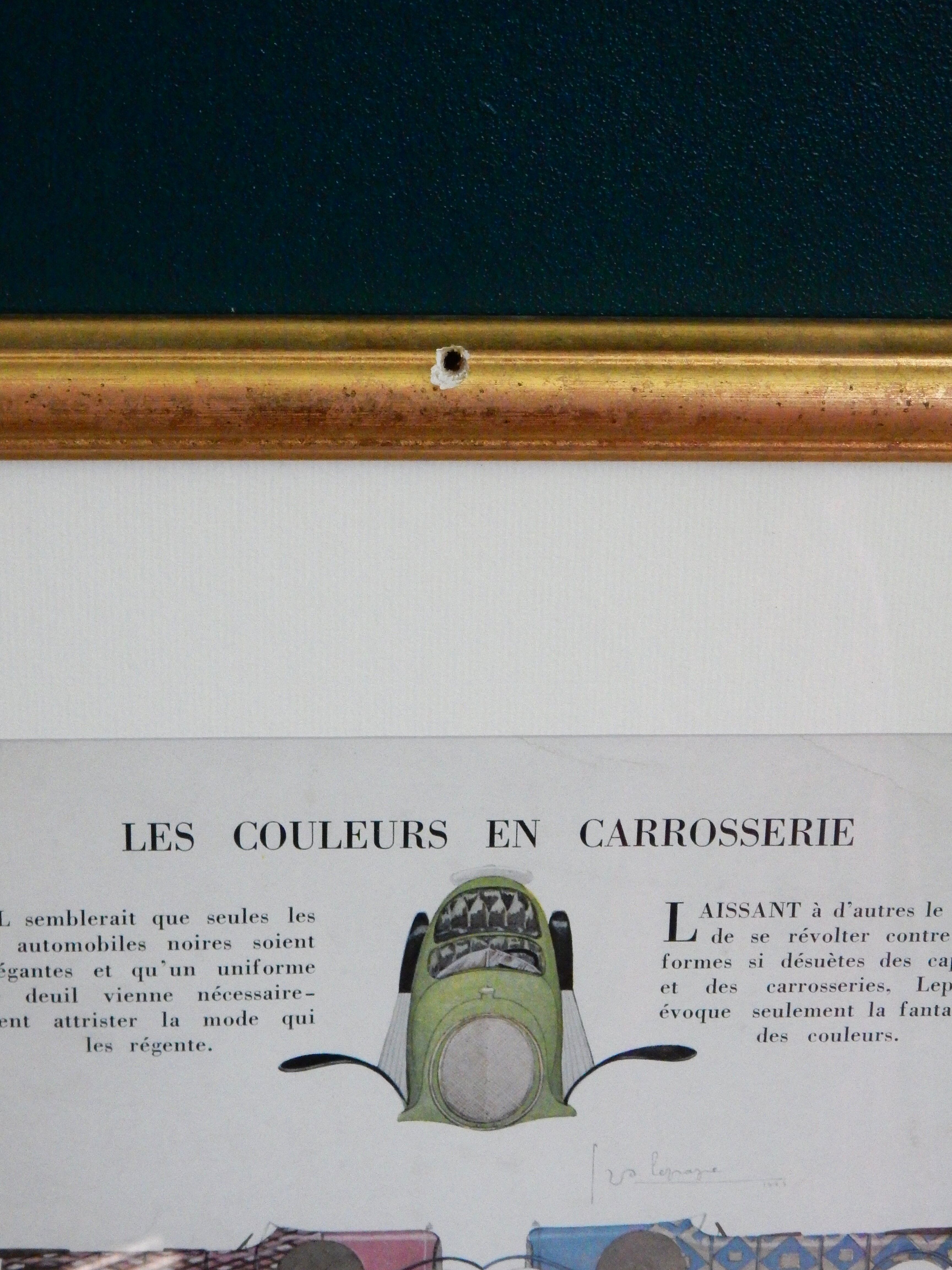 Art Deco illustration luxury car Delaunay Belleville by Lepape in 1924