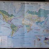 World map, edition M.D.I 1976
