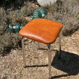 Vintage leather stool