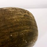 Swedish folk art, unique farmer's bowl from the 19th century.