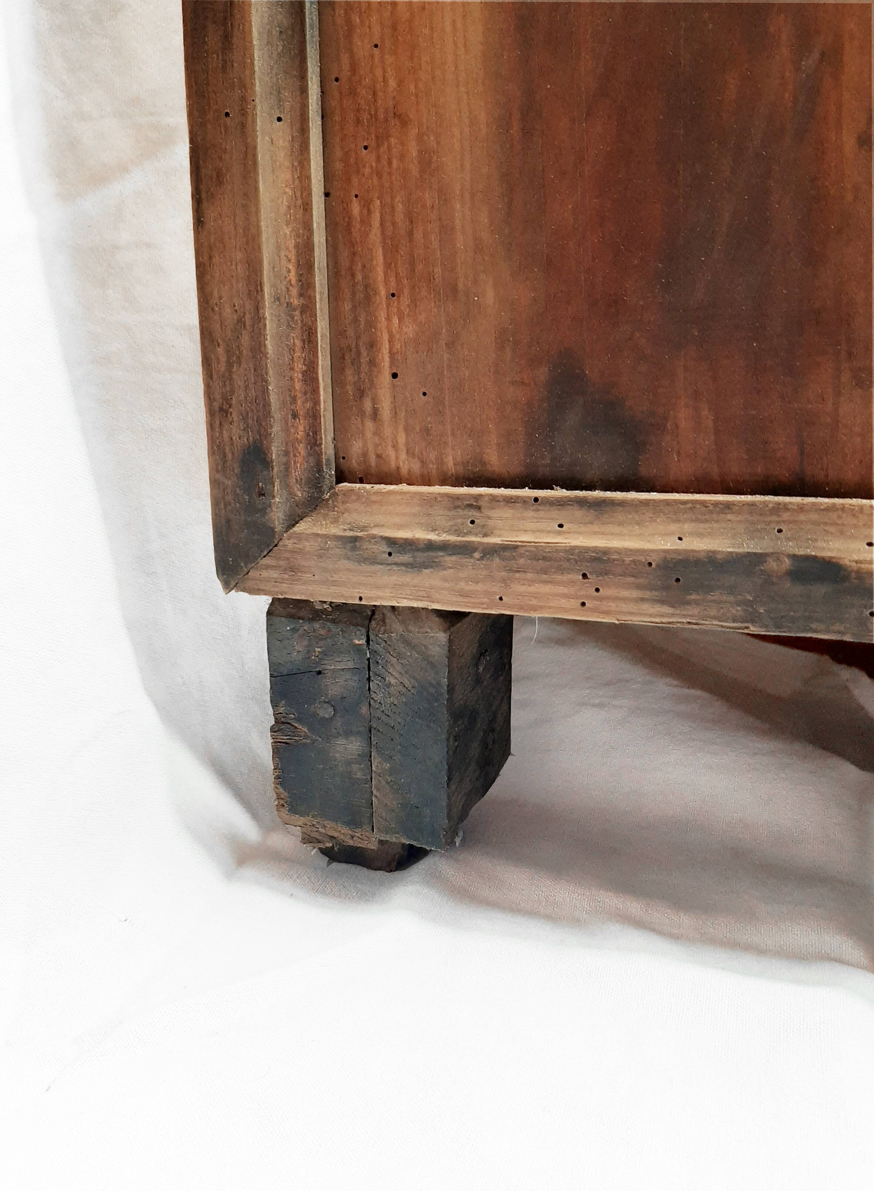 Parisian raw wood buffet