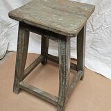 Burmese teak workshop stool
