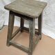 Burmese teak workshop stool