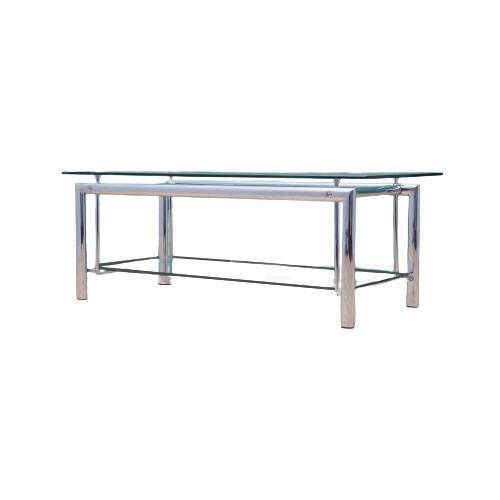 Glass coffee table, Danish design, 1970s, production: Denmark