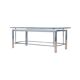 Glass coffee table, Danish design, 1970s, production: Denmark