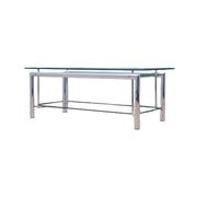 Table basse en verre, design danois, années 1970, production : Danemark