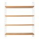 Étagère String par Nils Strinning en placage de frêne, 1949