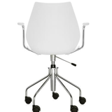 Swivel chair on wheels, design Vico Magistretti,  kartel