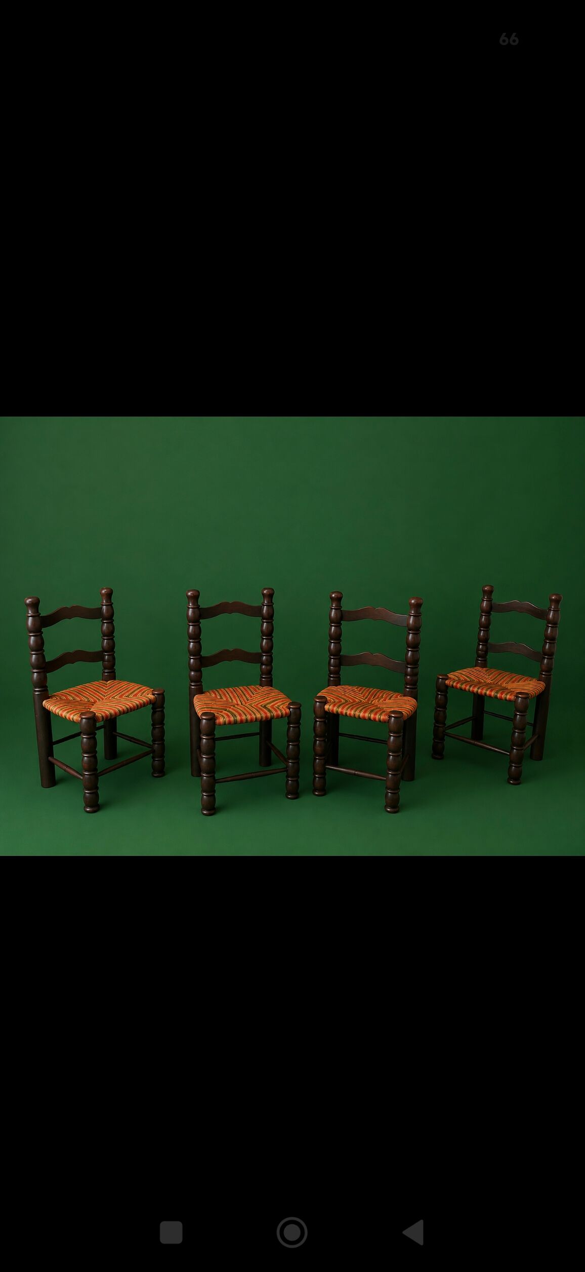 4 chaises dudouyt