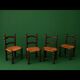 4 chaises dudouyt