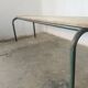 Banc d'écolier vintage 1960