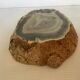 Empty pocket blue agate ashtray