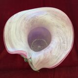 double-layer blown glass vase probably from BIOT