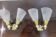 2 Guariche style rockabilly wall lights