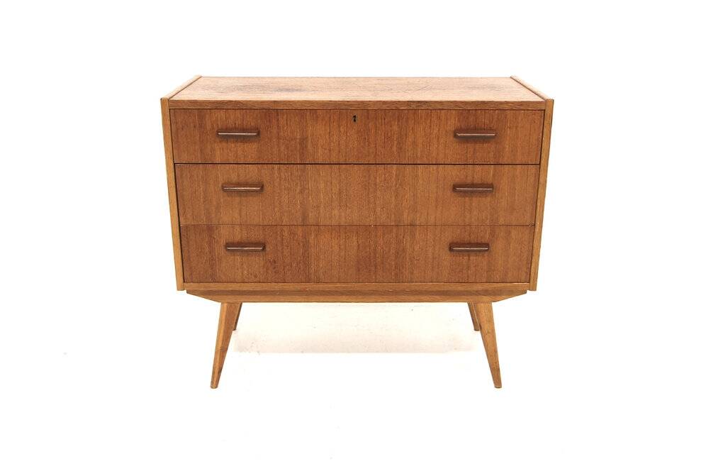 Scandinavian teak chest of drawers, Sweden, 1960