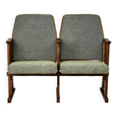 Vintage Green Folding Cinema Chairs, 1970s Czechoslovakia