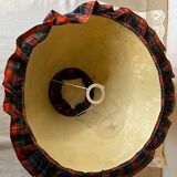 Vintage tartan lampshade