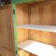 Armoire Parisienne - Rustic storage in jade green wood