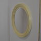 Mid-century wall round mirror,1960's.