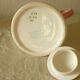 Cafetiere en faience Henriot Quimper rose