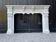 Napoleon III fireplace in Carrara marble