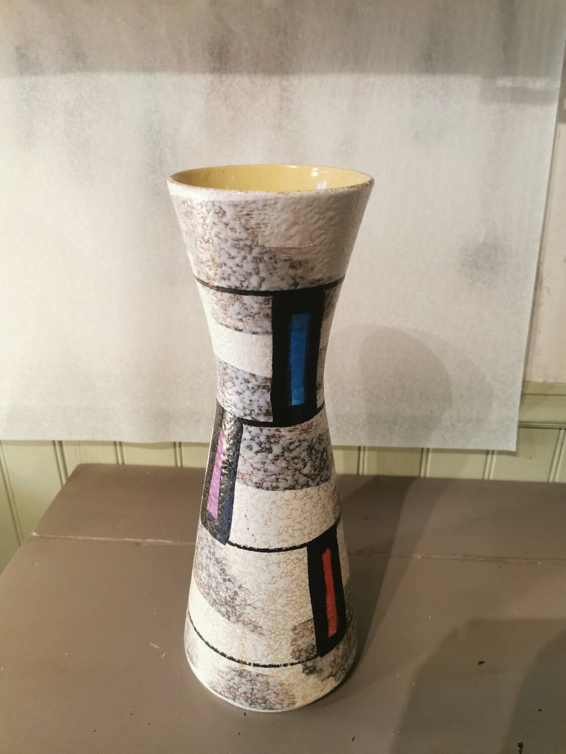 Vintage ceramic vase from the 50s