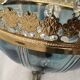Glass chandelier Blues shabby chic has tassels