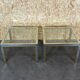 Coffees tables in chrome & brass