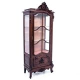 Oak display cabinet, France, around 1900. Antique.