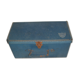 Suitcase in Cadillac sewn cardboard, early 20th