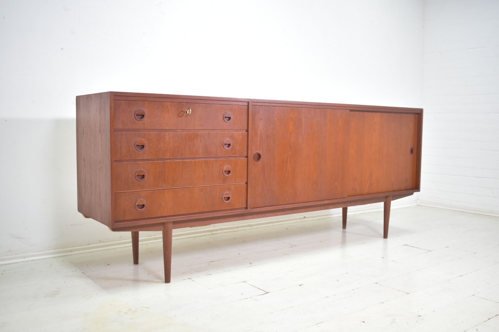 Sideboard by Musterring 1960s Teak Vitrine Mid Century Buffet