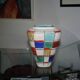 VINTAGE COLORFUL VASE GERMANY 1960