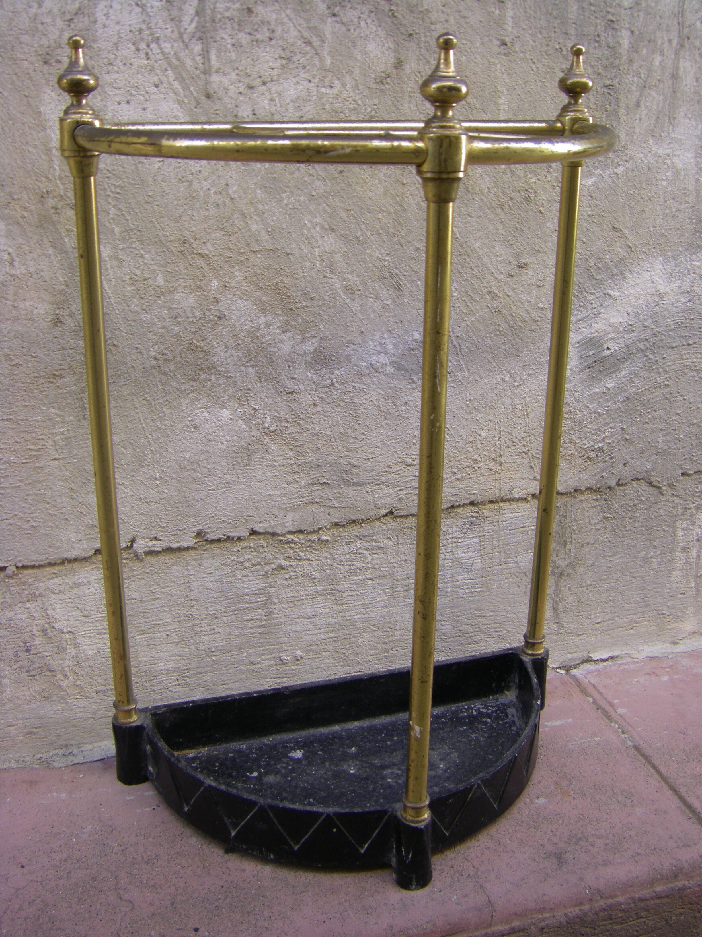 Old umbrella holder
