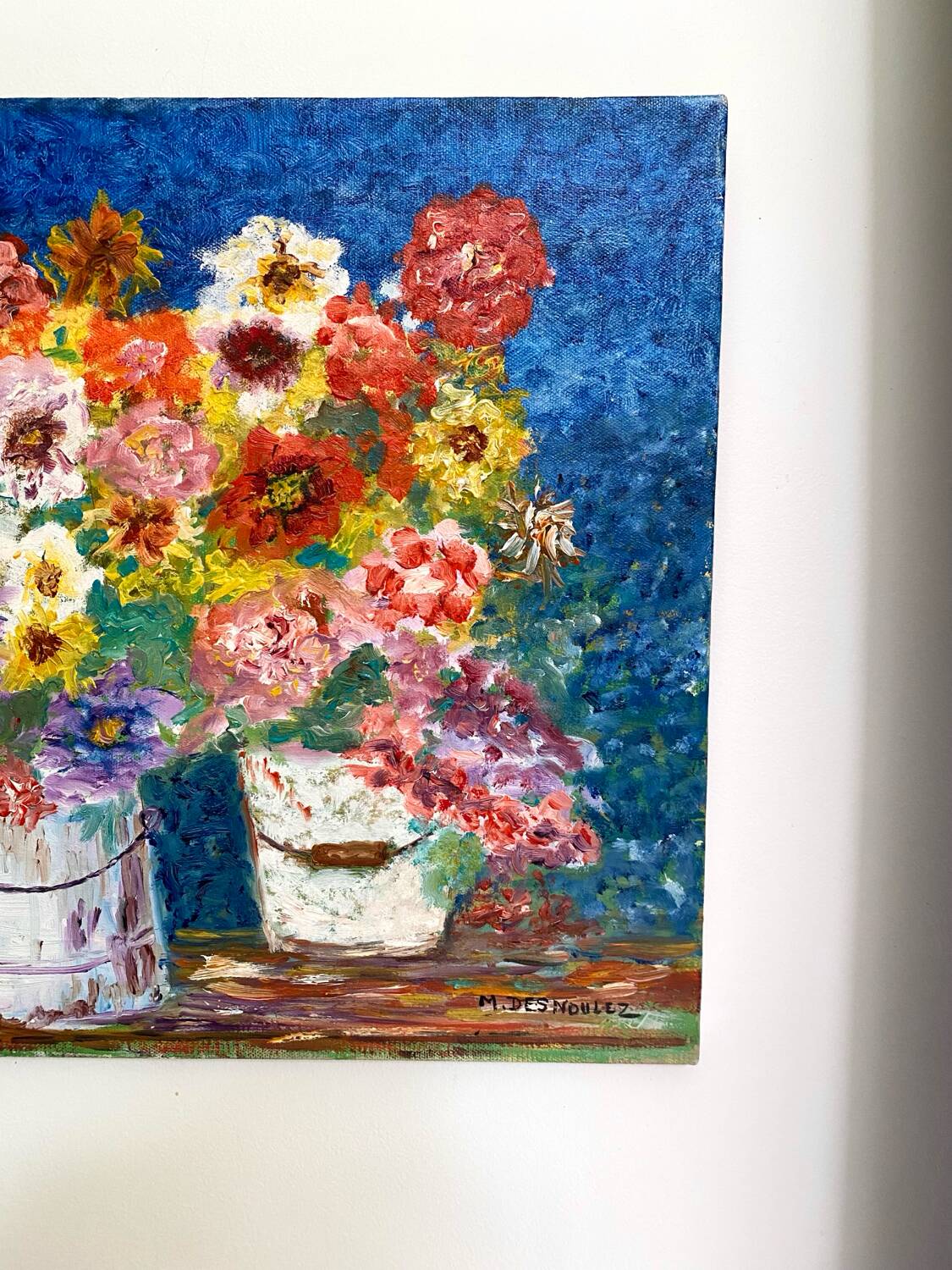 Vintage oil on canvas