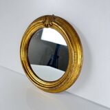 Petit miroir médaillon, XXe, style Louis XV