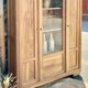 Armoire, vaisselier, bibliothèque parisienne ancienne en bois massif