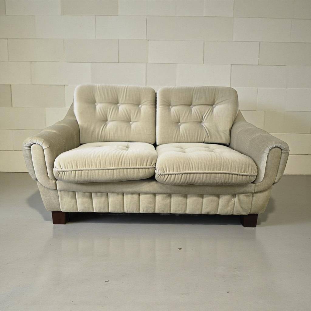 Vintage space age two-seater sofa
