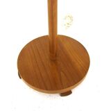 Scandinavian floor lamp in elm, Swedish modern, Sweden, 1940