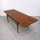 Scandinavian extendable dining table in teak, circa 1960.