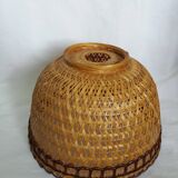 Wicker rattan pendant lampshade