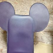 Javier Mariscal chair - "Garriris" model purple leather