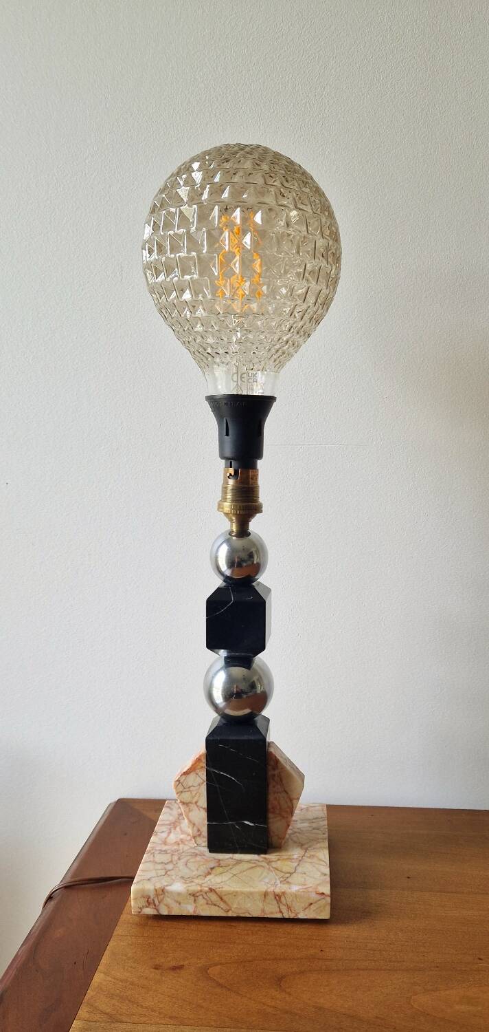 Art Deco modernist lamp base