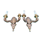 Pair of wall lamps